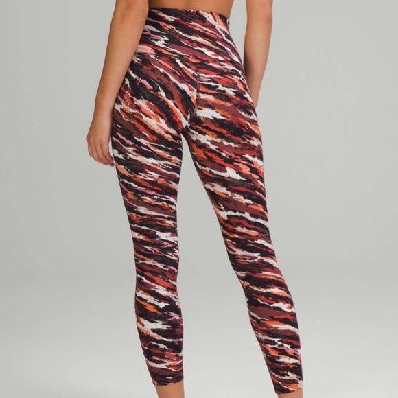 Lululemon Lunar New Year Align High-Rise Pant 25" Tiger Tide Smoky Red Multi -10 - Picture 3 of 12